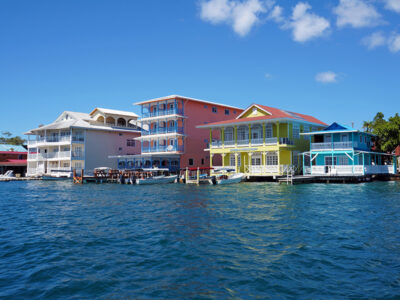 colorful caribbean buildings